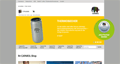 Desktop Screenshot of caparol-shop.de